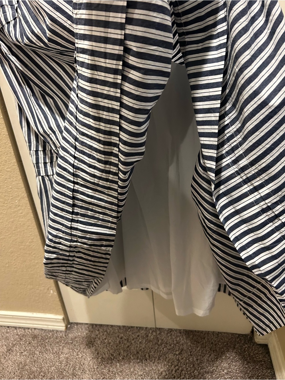 Quince Striped Tiered Maxi Dress - Picture 16 of 16